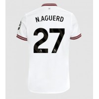 West Ham United Nayef Aguerd #27 Vonkajší futbalový dres 2023-24 Krátky Rukáv